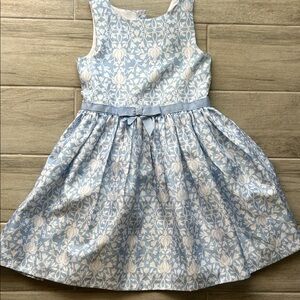 Gymboree Blue and White Floral Dress
